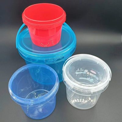 Personalizzare 32 oz Candy Container 1L Clear Bucket con luce Led Popcorn Plastic Bucket