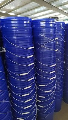 20L 25L Bottile di plastica di forma rotonda con coperchio per cemento in polvere e vernice emulsion