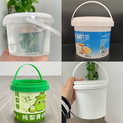 Cina fabbrica di secchi di plastica fornitura mini contenitore di plastica trasparente secchi di plastica