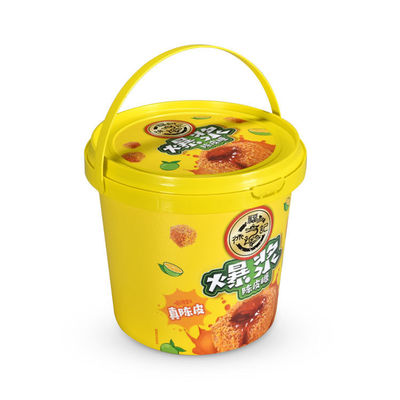 Yogurt Candy Tubs Bottine di plastica 300ml 500ml 1L Contenitore bianco con coperchio