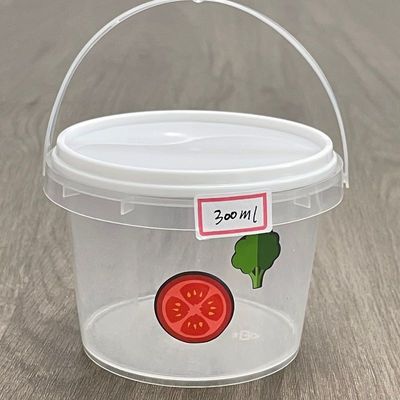 Prezzi di fabbrica secchio di plastica 1L 2L 3L 4L 5L contenitore alimentare